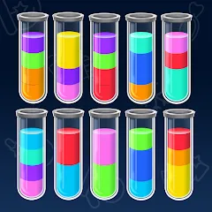 Скачать взлом SortPuz 3D: Water Color Sort (СортПаз 3Д)  [МОД Unlocked] - последняя версия apk на Андроид