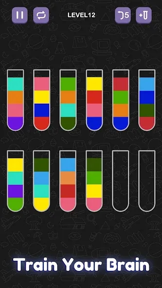 Water Sort Puzzle - Sort Color  [МОД Unlimited Money] Screenshot 4