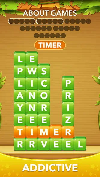 Word Heaps -Connect Stack Word  [МОД Много денег] Screenshot 4